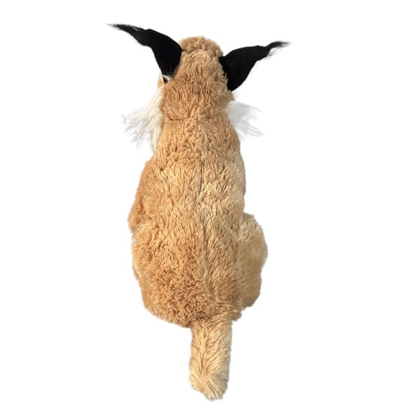 Wildlife Artists Plush Lynx Wild Cat Stuffed Animal Tan White Toy Lovey Soft 12" - Picture 3 of 6